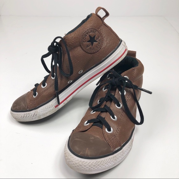 Converse Other - Converse Brown Leather Hightops